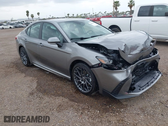 2025 Toyota Camry LE with VIN 4T1DAACK8SU571597, listed as a IAAI auction lot 42051463 with 1,681 mi miles and . Bid and sale history available at DreamBid. Image 1.