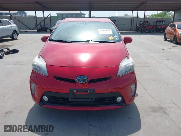 2012 Toyota Prius One with VIN JTDKN3DU8C5499775, listed as a IAAI auction lot 42065022 with 104,499 mi miles and . Bid and sale history available at carsss.com. Image 12.