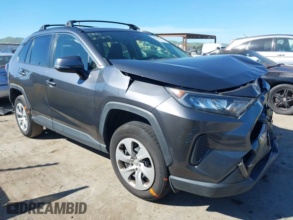 2019 Toyota RAV4 LE with VIN JTMG1RFV3KD025974, listed as a IAAI auction lot 41879264 with 131,933 mi miles and . Bid and sale history available at DreamBid. Image 1.