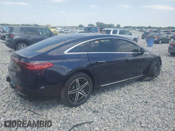 2022 Mercedes-Benz EQS 580 z VIN W1KCG4EB1NA021781, wystawiony jako Copart lot #53314125 z przebiegiem 22 867 mil mil oraz Nie do naprawy. Historia ofert i sprzedaży dostępna na DreamBid. Obrazek 3.