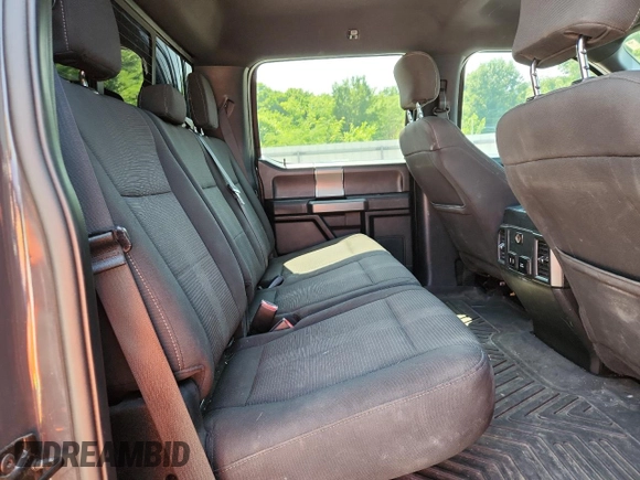 2017 Ford F-150 XL with VIN 1FTFW1EG4HKE01636, listed as a Copart auction lot 60348655 with 120,533 mi miles and Salvage title. Bid and sale history available at DreamBid. Image 10.