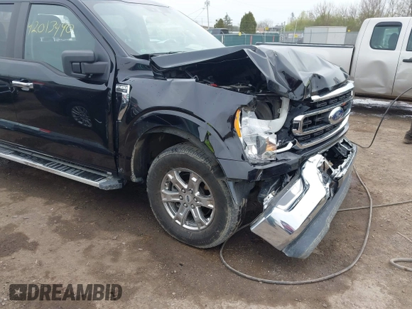 2022 Ford F-150 XL with VIN 1FTFW1E58NFB02945, listed as a IAAI auction lot 42013490 with 39,847 mi miles. Bid and sale history available at carsss.com. Image 17.
