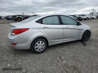 2016 Hyundai Accent SE with VIN KMHCT4AE1GU959959, listed as a Copart auction lot 54539374 with 116,984 mi miles and Salvage Title. Bid and sale history available at carsss.com. Image 3.