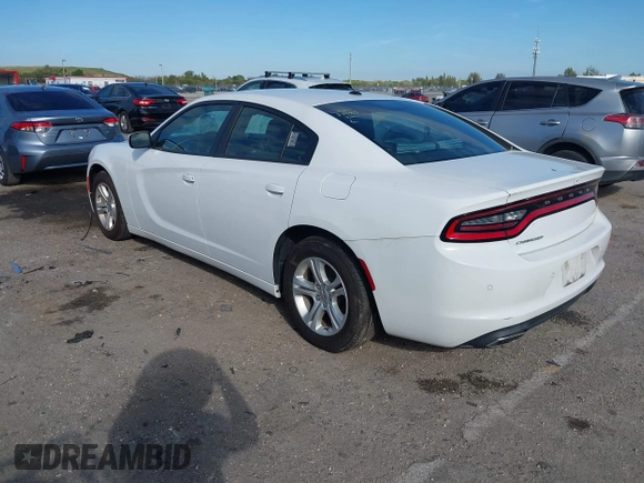 2019 Dodge Charger SXT with VIN 2C3CDXBG2KH730063, listed as a IAAI auction lot 41641913 with 47,744 mi miles. Bid and sale history available at carsss.com. Image 3.