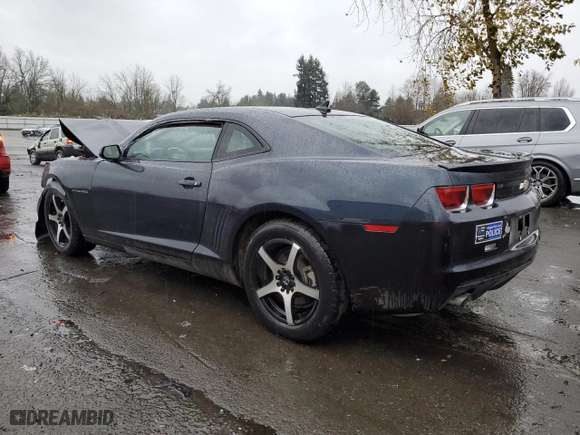 2013 Chevrolet Camaro LS with VIN 2G1FE1E38D9140385, listed as a Copart auction lot 85150574 with 0 mi miles and Salvage Title. Bid and sale history available at carsss.com. Image 2.