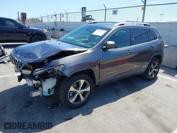 2019 Jeep Cherokee Limited with VIN 1C4PJMDX7KD167722, listed as a IAAI auction lot 42354242 with 68,775 mi miles and . Bid and sale history available at DreamBid. Image 19.