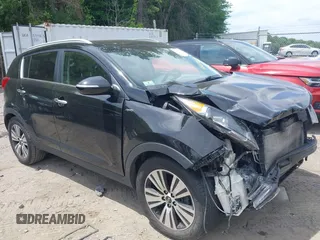 2015 Kia Sportage EX with VIN KNDPCCAC5F7769223, listed as a IAAI auction lot 42608503 with 118,867 mi miles and . Bid and sale history available at DreamBid. Image 1.