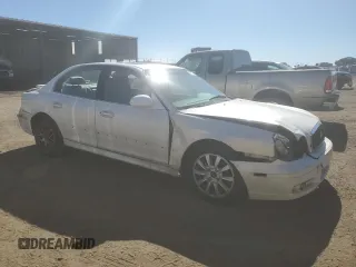 2004 Hyundai Sonata GLS with VIN KMHWF35H64A074656, listed as a Copart auction lot 47473725 with 202,613 mi miles and Salvage Title. Bid and sale history available at carsss.com. Image 4.