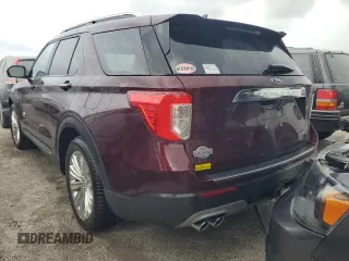 2022 Ford Explorer King Ranch with VIN 1FM5K7LCXNGB57186, listed as a Copart auction lot 76189084 with 0 mi miles and Non Repairable. Bid and sale history available at carsss.com. Image 6.