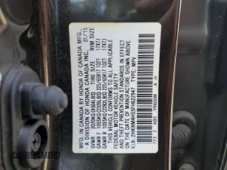 2015 Honda CR-V EX with VIN 2HKRM4H55FH622947, listed as a Copart auction lot 52870635 with 58,403 mi miles and Salvage Title. Bid and sale history available at DreamBid. Image 14.