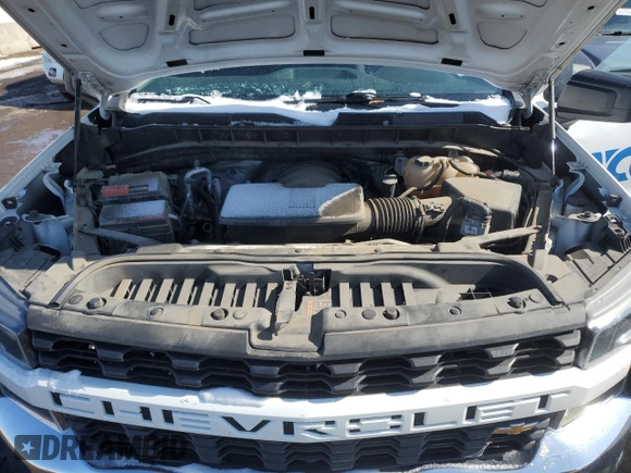 2020 Chevrolet Silverado 1500 Work Truck with VIN 3GCNWAEF9LG416412, listed as a Copart auction lot 45470555 with 86,483 mi miles and Salvage Title. Bid and sale history available at DreamBid. Image 11.