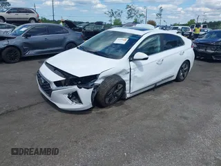 2020 Hyundai Ioniq Limited with VIN KMHC05LCXLU217578, listed as a IAAI auction lot 41999454 with 104,694 mi miles and . Bid and sale history available at DreamBid. Image 2.