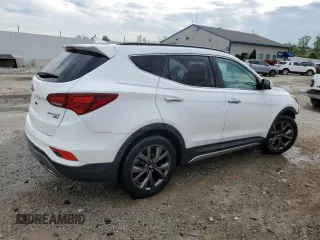 2017 Hyundai Santa Fe Ultimate с VIN 5XYZW4LA0HG494822, выставлен на аукционе Copart как лот 55850655 с пробегом 74 984 миль миль и Списание • Salvage title. История ставок и продаж доступна на DreamBid. Изображение 3.