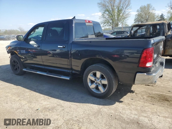 2016 Ram 1500 Big Horn with VIN 1C6RR7LT5GS249511, listed as a Copart auction lot 51928535 with 99,937 mi miles and Salvage title. Bid and sale history available at DreamBid. Image 2.