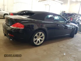 2004 BMW 6 Series 645Ci with VIN WBAEK73414B321589, listed as a Copart auction lot 54207984 with 127,936 mi miles and Salvage Title. Bid and sale history available at carsss.com. Image 3.