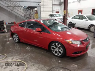 2012 Honda Civic Cpe Si with VIN 2HGFG4A57CH704219, listed as a IAAI auction lot 41584475 with 106,716 mi miles. Bid and sale history available at carsss.com. Image 1.