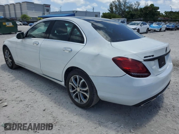2015 Mercedes-Benz C 300 Luxury with VIN 55SWF4KB8FU050703, listed as a Copart auction lot 65587985 with 61,346 mi miles and Clean title. Bid and sale history available at DreamBid. Image 2.