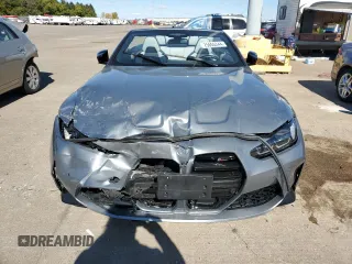 2024 BMW M4 Competition xDrive with VIN WBS33BA01RCP06011, listed as a Copart auction lot 75655344 with 0 mi miles and Salvage Title. Bid and sale history available at carsss.com. Image 5.