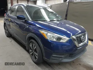 2019 Nissan Kicks S with VIN 3N1CP5CU4KL523051, listed as a IAAI auction lot 41842022 with 81,929 mi miles and . Bid and sale history available at carsss.com. Image 1.