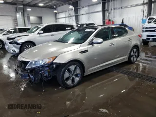 2013 Kia Optima Hybrid LX with VIN KNAGM4AD9D5052938, listed as a Copart auction lot 71797564 with 123,602 mi miles and Salvage Title. Bid and sale history available at carsss.com. Image 1.
