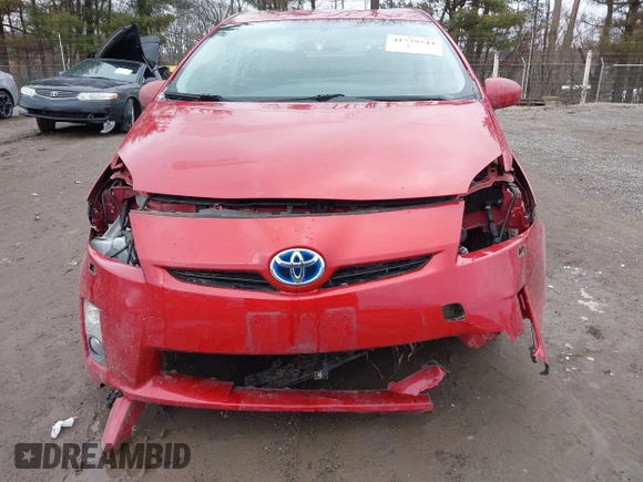 2010 Toyota Prius II with VIN JTDKN3DU7A0163609, listed as a IAAI auction lot 41739544 with 59,163 mi miles. Bid and sale history available at carsss.com. Image 6.