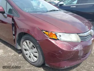 2012 Honda Civic Sdn LX with VIN 19XFB2F55CE366082, listed as a IAAI auction lot 42032694 with 174,511 mi miles. Bid and sale history available at carsss.com. Image 19.