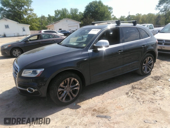 2014 Audi SQ5 Premium Plus with VIN WA1CGAFP6EA037813, listed as a IAAI auction lot 42058246 with 104,623 mi miles and . Bid and sale history available at DreamBid. Image 17.