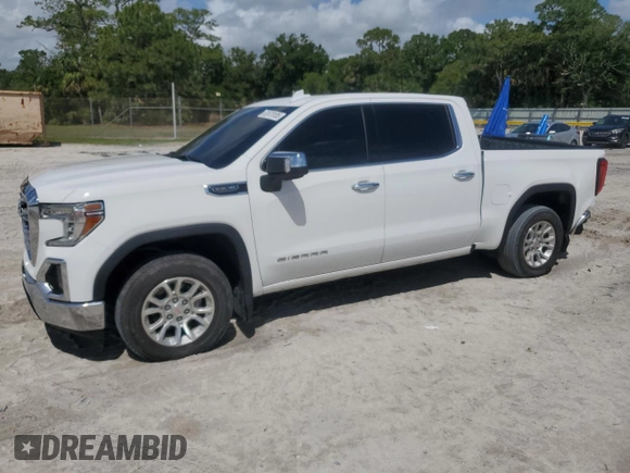 2019 GMC Sierra 1500 SLT z VIN 3GTP8DED8KG245539, wystawiony jako Copart lot #52478105 z przebiegiem 60 008 mil mil oraz Szkoda całkowita • Salvage title. Historia ofert i sprzedaży dostępna na DreamBid. Obrazek 1.
