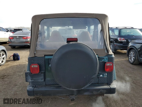 2000 Jeep Wrangler Sahara with VIN 1J4FA59S6YP739265, listed as a Copart auction lot 87437674 with 208,638 mi miles and Clean title. Bid and sale history available at DreamBid. Image 6.
