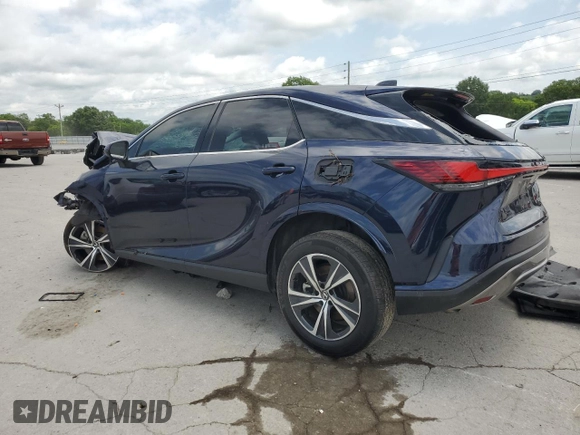 2023 Lexus RX 350 with VIN 2T2BAMBA4PC009721, listed as a Copart auction lot 61285405 with Not provided miles and Salvage title. Bid and sale history available at DreamBid. Image 2.