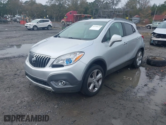 2016 Buick Encore Leather with VIN KL4CJCSB5GB535215, listed as a IAAI auction lot 41190644 with 111,606 mi miles. Bid and sale history available at carsss.com. Image 17.