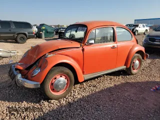 1972 Volkswagen Beetle with VIN 1122473228, listed as a Copart auction lot 43135045 with 8,943 mi miles and Salvage Title. Bid and sale history available at DreamBid. Image 1.