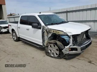 2020 Ford F-150 XL with VIN 1FTEW1EP1LKF36366, listed as a Copart auction lot 50186345 with 44,947 mi miles and Salvage Title. Bid and sale history available at DreamBid. Image 4.
