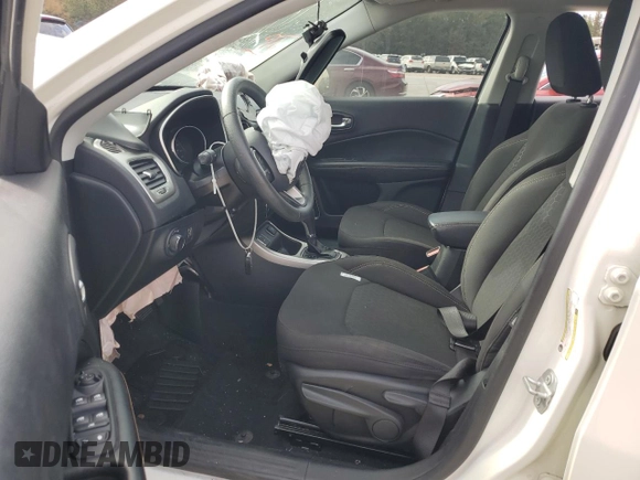 2018 Jeep Compass Sport with VIN 3C4NJCAB2JT214982, listed as a Copart auction lot 78254674 with 80,838 mi miles and Salvage Title. Bid and sale history available at carsss.com. Image 7.
