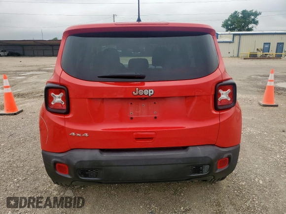 2021 Jeep Renegade Sport with VIN ZACNJDAB7MPM41325, listed as a Copart auction lot 58267755 with 44,841 mi miles and Salvage title. Bid and sale history available at DreamBid. Image 6.
