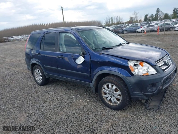 2005 Honda CR-V EX with VIN JHLRD78865C039845, listed as a IAAI auction lot 41885820 with 266,354 mi miles. Bid and sale history available at carsss.com. Image 1.