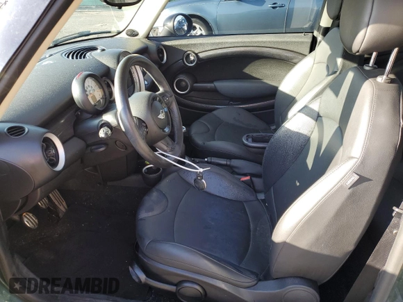 2013 MINI Hardtop S with VIN WMWSV3C59DT475621, listed as a Copart auction lot 62295405 with 108,782 mi miles and Salvage title. Bid and sale history available at DreamBid. Image 7.