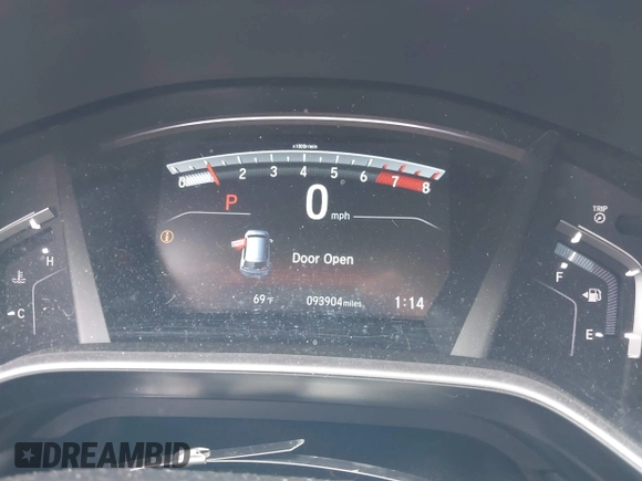 2017 Honda CR-V EX with VIN 7FARW1H54HE043494, listed as a IAAI auction lot 41887318 with 93,904 mi miles. Bid and sale history available at carsss.com. Image 7.
