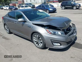2014 Kia Optima SXL Turbo with VIN 5XXGR4A66EG301327, listed as a IAAI auction lot 41978246 with 140,107 mi miles and . Bid and sale history available at DreamBid. Image 1.