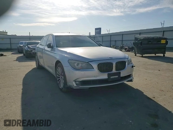 2009 BMW 7 Series 750Li with VIN WBAKB835X9CY57590, listed as a Copart auction lot 48168855 with 131,929 mi miles and Salvage title. Bid and sale history available at DreamBid. Image 11.