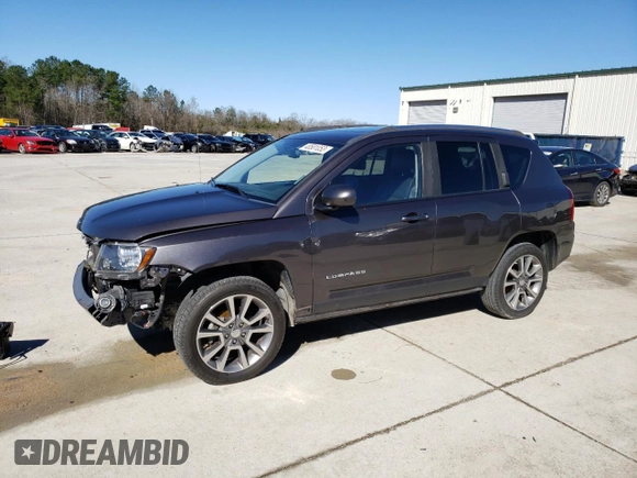 2016 Jeep Compass High Altitude Edition with VIN 1C4NJDEB8GD696968, listed as a Copart auction lot 40581053 with 88,318 mi miles. Bid and sale history available at carsss.com. Image 1.