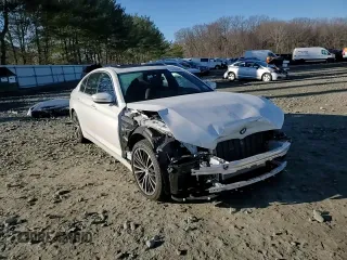 2022 BMW 5 Series 530i xDrive with VIN WBA13BJ09NCL05425, listed as a Copart auction lot 46848405 with 17,683 mi miles and Salvage Title. Bid and sale history available at carsss.com. Image 13.