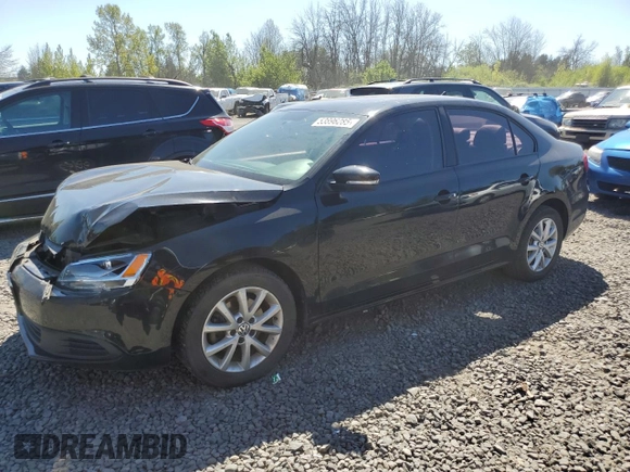 2011 Volkswagen Jetta Sedan SE w/Convenience & Sunroof PZEV with VIN 3VWDZ7AJ4BM390444, listed as a Copart auction lot 53896285 with 69,155 mi miles and Clean Title. Bid and sale history available at carsss.com. Image 1.
