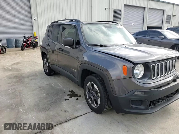 2017 Jeep Renegade Sport with VIN ZACCJAAB4HPF58195, listed as a Copart auction lot 52794245 with 94,194 mi miles and Salvage title. Bid and sale history available at DreamBid. Image 10.