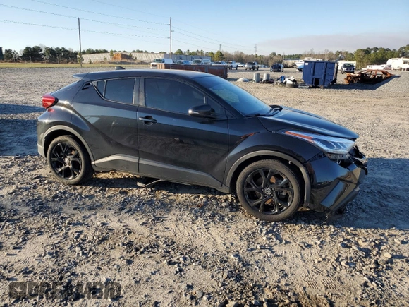 2022 Toyota C-HR XLE with VIN JTNKHMBX0N1131025, listed as a Copart auction lot 45672495 with 46,836 mi miles and Salvage Title. Bid and sale history available at DreamBid. Image 4.