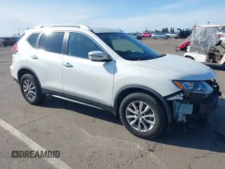 2018 Nissan Rogue SV with VIN KNMAT2MVXJP596787, listed as a IAAI auction lot 41830629 with 98,179 mi miles. Bid and sale history available at carsss.com. Image 1.