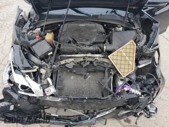 2014 Cadillac CTS Luxury AWD with VIN 1G6AX5S35E0184477, listed as a Copart auction lot 51186245 with Not provided miles and Salvage title. Bid and sale history available at DreamBid. Image 12.