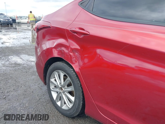 2016 Hyundai Elantra SE with VIN 5NPDH4AE1GH759460, listed as a IAAI auction lot 42201663 with 53,654 mi miles and . Bid and sale history available at DreamBid. Image 6.