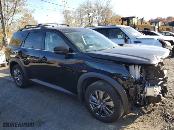 2023 Nissan Pathfinder SV with VIN 5N1DR3BA8PC267356, listed as a Copart auction lot 78360914 with 26,191 mi miles and Salvage Title. Bid and sale history available at carsss.com. Image 4.