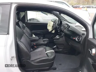 2017 FIAT 500e with VIN 3C3CFFGE1HT550018, listed as a IAAI auction lot 40730795 with 1 mi miles. Bid and sale history available at carsss.com. Image 5.